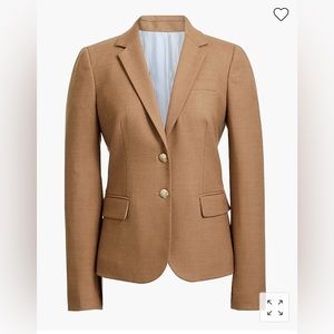 NWT | JCREW | Original schoolboy blazer | 10 | Tan with Gold Buttons